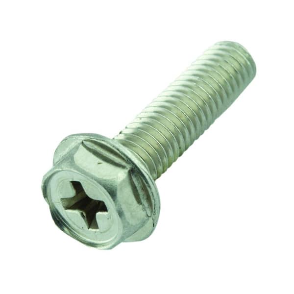 Everbilt #8-32 x 1-1/2 in. Stainless Steel Phillips Hex Machine Screw (15-Pack)