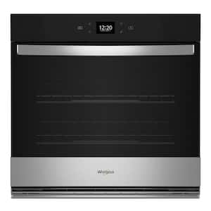 27 in. Single Electric Wall Oven with Convection Self-Cleaning in Fingerprint Resistant Stainless Steel