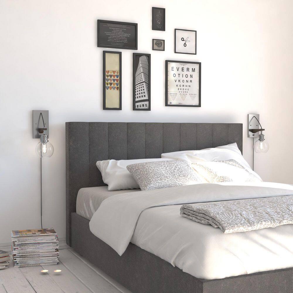 Avondale Rustic Wood & Satin Nickel Dimmable Sconce with Seeded Glass Globe