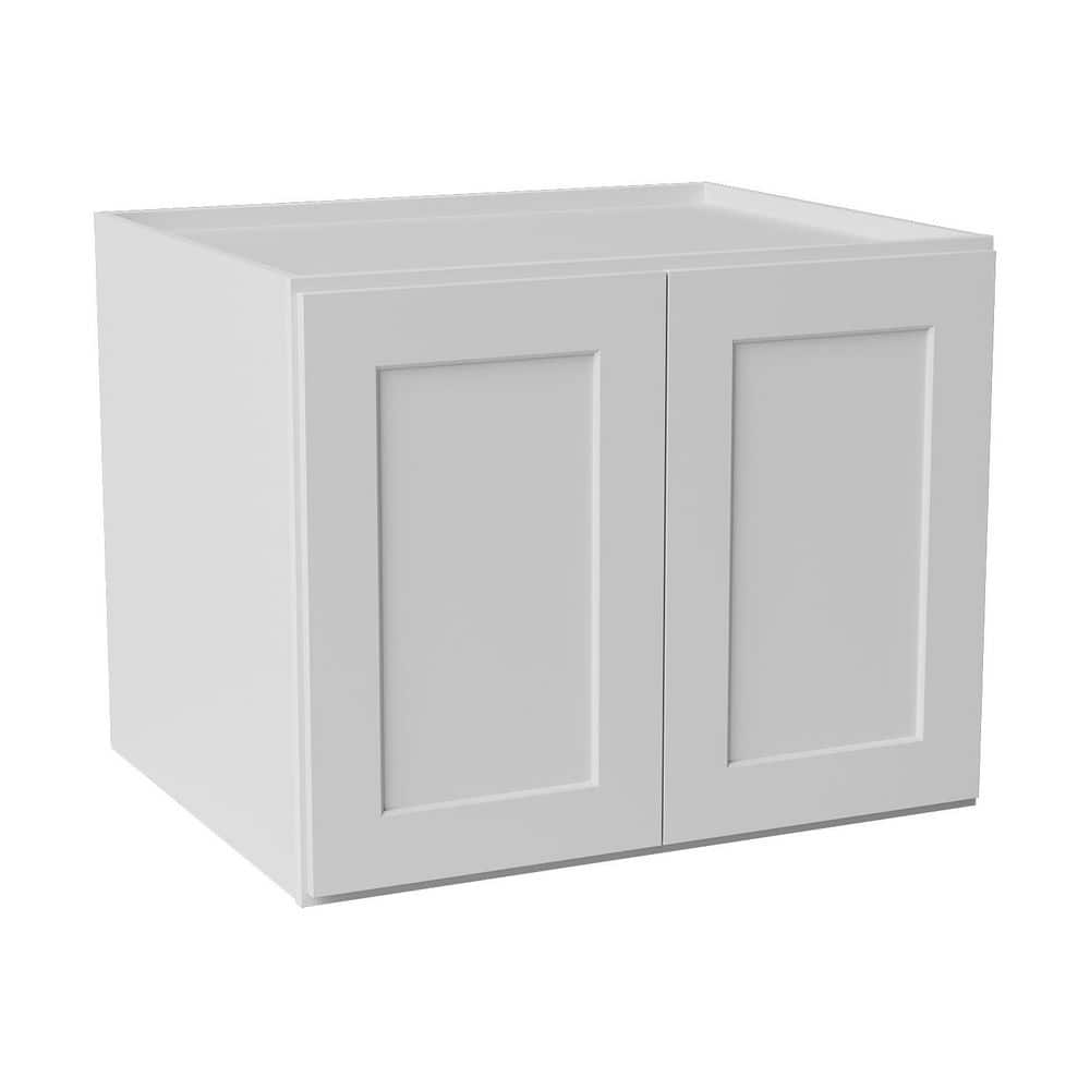 30 in. W x 24 in. D x 24 in. H Ready to Assemble Solid Wood Shaker Wall Kitchen Cabinet in White price history on PriceWatchPro