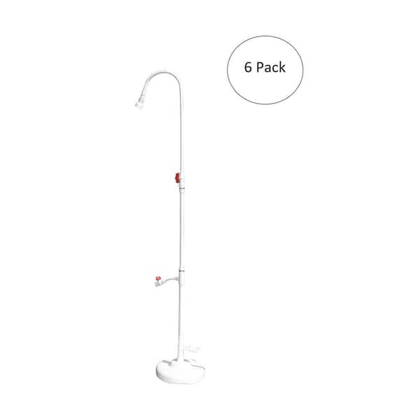 Swimline HydroTools Swimming Pool Spa Poolside PVC Hose Hookup Shower Ball Valve (6-Pack)