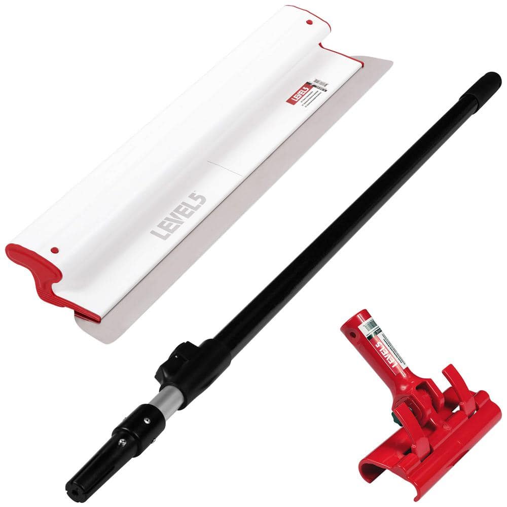 24 in. Composite Skimming Blade Combo with Handle Adapter Plus 49 - 87 in. 