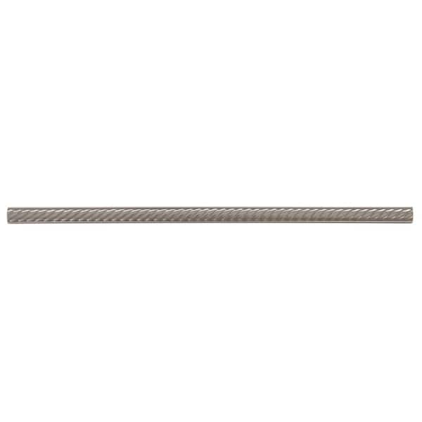 Daltile Northpointe Greystone 1/2 in. x 12 in. Composite Rope Liner Decorative Wall Tile (0.04 sq. ft. / piece)