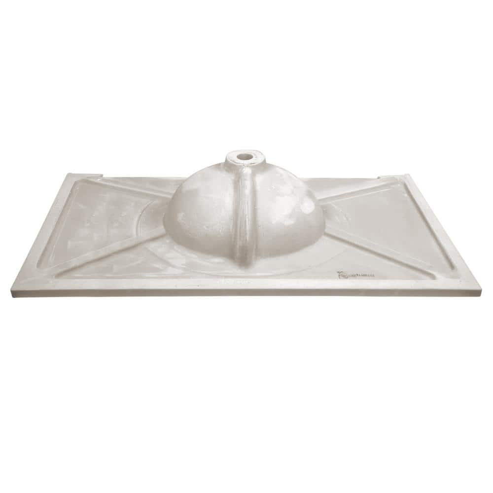 Ivory Swirl 43-Inch Cultured Marble Vanity Top with Backsplash