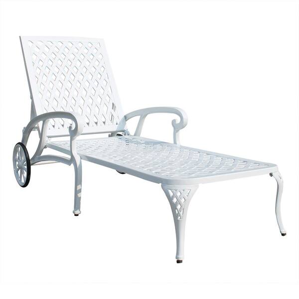 Boyel Living White Cast Aluminum Reclining Outdoor Chaise Lounge With Wheels Wf Hfhw003 W The Home Depot - Cast Aluminum Chaise Lounge With Wheels Boyel Living White Cast Aluminum Reclining Outdoor Chaise Lounge With Wheels Wf Hfhw003 W The Home Depot - Cast Aluminum Chaise Lounge With Wheels