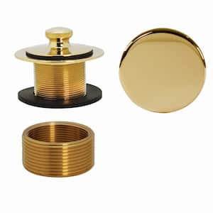 Universal Twist and Close Tub Trim Kit in Polished Brass