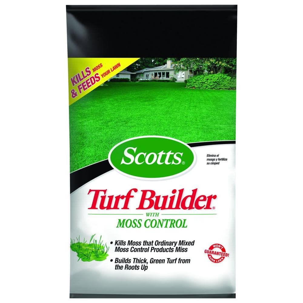 Scotts Turf Builder 5,000 sq. ft. Fertilizer with Moss Control 33505