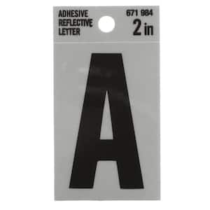 2 in. Vinyl Reflective Letter A