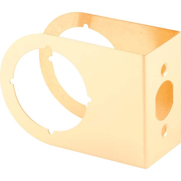 Prime-Line Bright Brass Contemporary Door Reinforcer