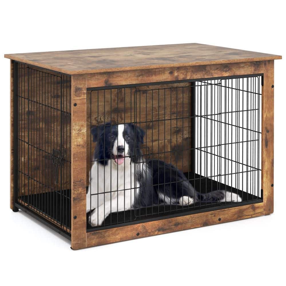 Gymax Dog Crate Furniture for Medium/Large Dogs 39'' Indoor Pet