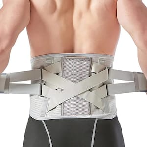 XL Breathable Back Support Belt for Men & Women Anti-Skid Lumbar Support for Heavy Lifting & Herniated Discs