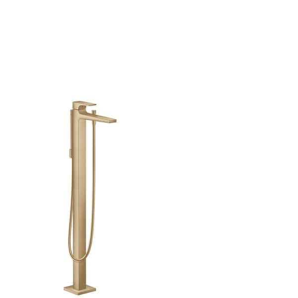 Hansgrohe Metropol Single-Handle Freestanding Tub Faucet with Shower in Bronze 32532141 - The Home Depot