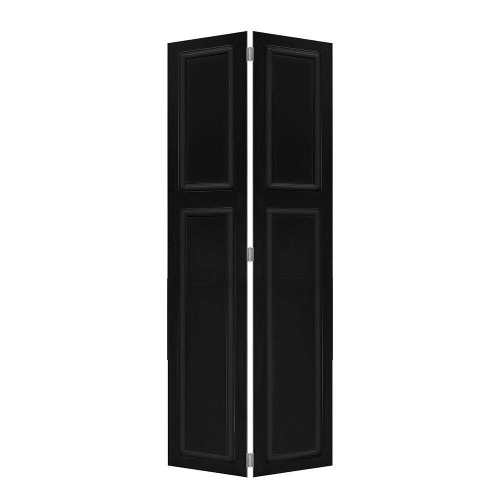 "Modern 2 panel bi-fold 84 in. X15 in. Total 30""open MDF black walnut Barn Sliding Door With Hardware kit" price history on PriceWatchPro