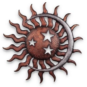 Sun, Moon and Stars Wall Plaque