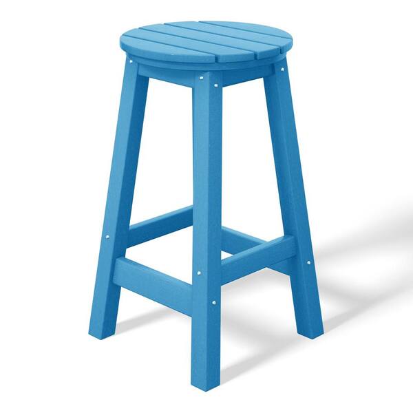 Blue plastic bar stools hotsell