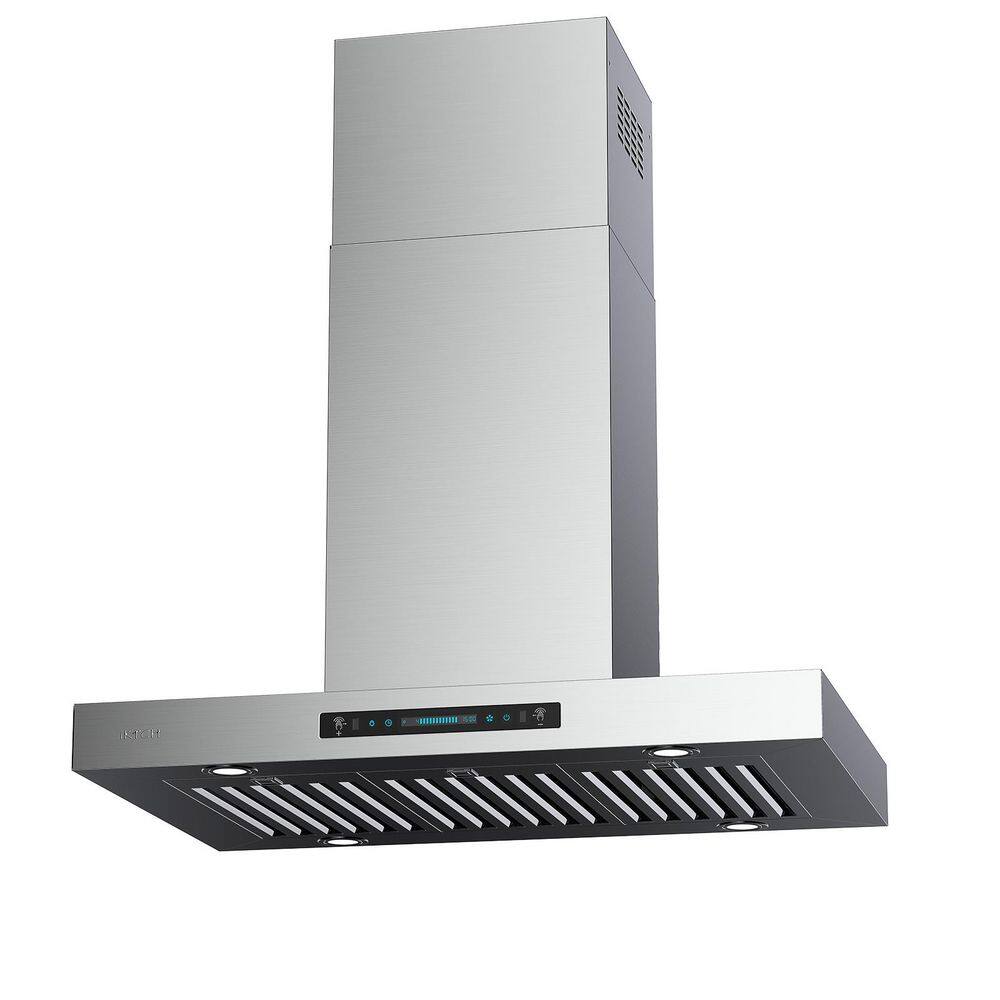 30 in. 500 CFM Ducted Island Range Hood in Stainless Steel with LED Lights, Gesture Control price history on PriceWatchPro