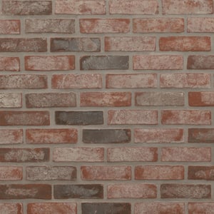 Noble Red 7 .55 in. x 2.25 in. x 0.50 in. Clay Thick Thin Brick (Box of 50)