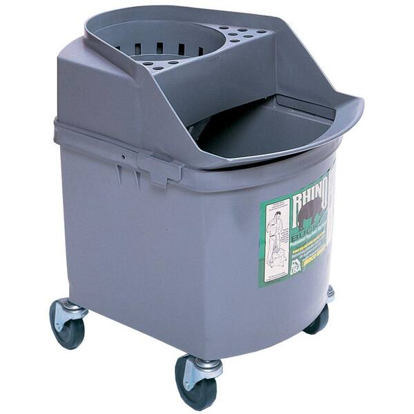 Ti-Dee American 26 Qt. Industrial Strength Rhino Mop Twister Bucket with 3 in. Casters