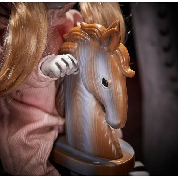 Reviews for Home Accents Holiday Animated LED Doll On Rocking Horse Pg 4 The Home Depot