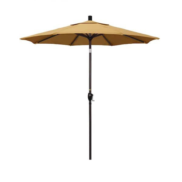 bronze pole patio umbrella Jeco Aluminum Market Tilt with Crank, Fabric & Pole, Tan, 6.5' x 10' : Patio, Lawn & Garden Relax and enjoy your time under the sun 6' Venture Series Bronze Aluminum