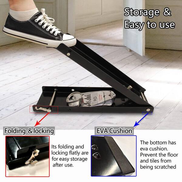 Heavy Duty Foot Can Crusher - Floor Pedal Operated Recycler For Aluminum Cans & Plastic Bottles