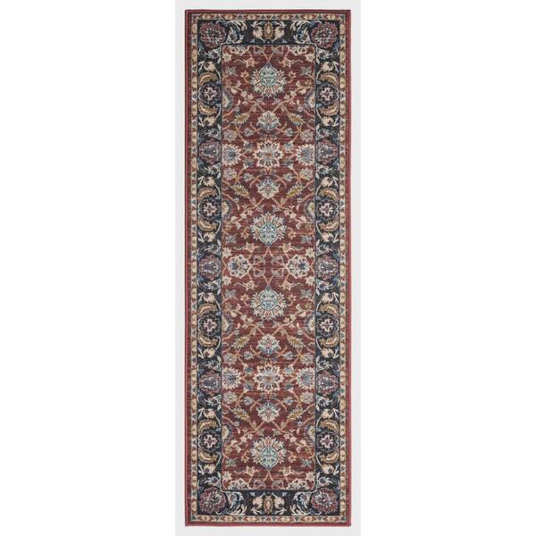 Concord Global Trading Eden Collection Oushak Rust 2 ft. x 7 ft. Machine Washable Traditional Indoor Area Rug