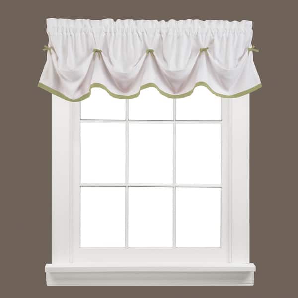 Saturday Knight Kate 13 in. L Polyester Valance in Sage