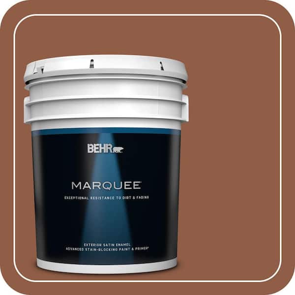 BEHR MARQUEE 5 gal. #PPU3-18 Artisan Satin Enamel Exterior Paint & Primer