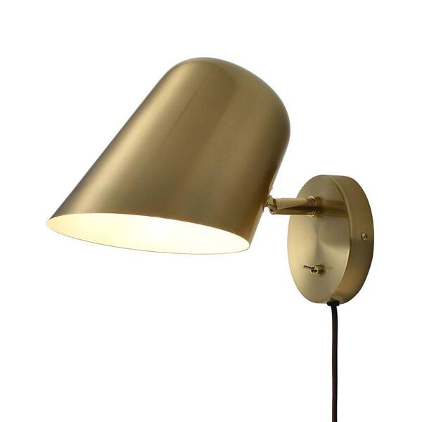 NOVA of California Culver Brushed Brass LED Sconce