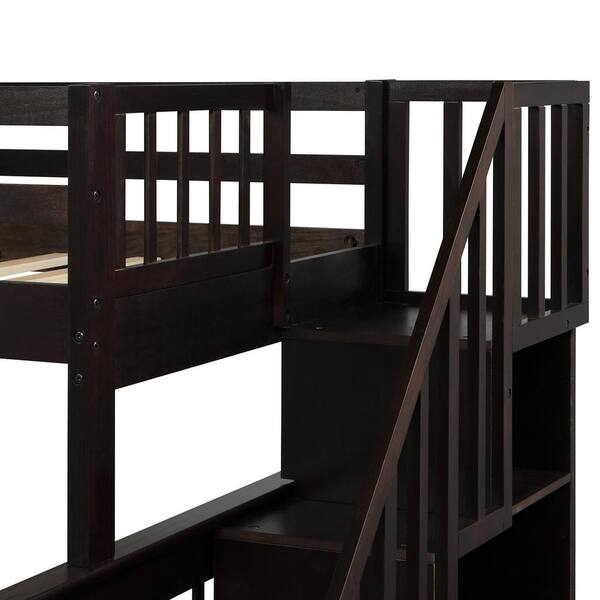 Jeniffer twin over twin loft deals bed