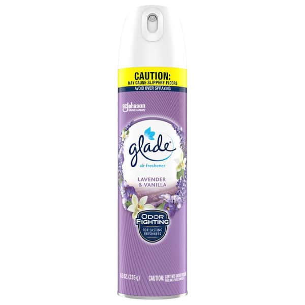 Glade 8.3 oz. Lavender and Vanilla Room Air Freshener Spray 346572 - The  Home Depot