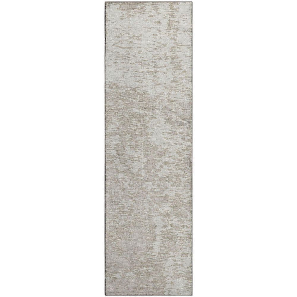 Mayfield Premium Machine Washable Abstract AMF946 Ivory 2 ft. 3 in. x 7 ft. 6 in. Runner Rug price history on PriceWatchPro