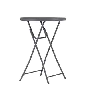 Classic Commercial Cocktail Folding Table, Gray