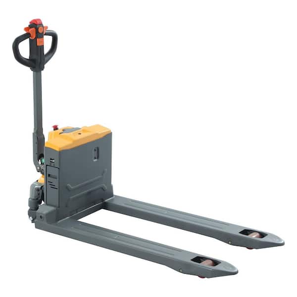 4400 lbs. Warehouse Electric Pallet Jack 48-Volt/20AH Lithium Battery Walkie Truck w/ 48 x 27 in. Fork 7.5 in. Max Lift