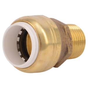 Apollo 1/2 in. Brass Solvent Weld CPVC x 1/2 in. Compression Union CPVCUC12  - The Home Depot