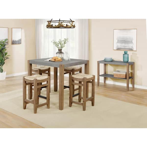 Alaterre Furniture 26 In Stools And, Round Dining Table Set For 6 Counter Height