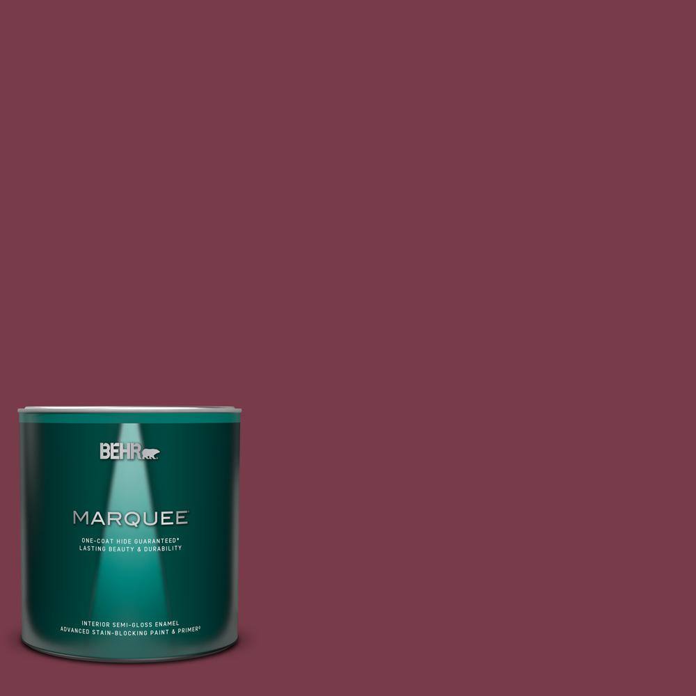1 qt. #BIC-51 July Ruby Semi-Gloss Enamel Interior Paint & Primer