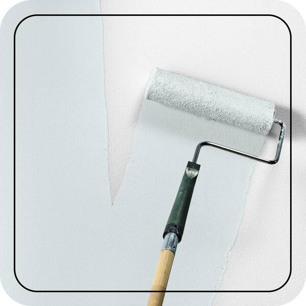 1 gal. #PPL-14 Mountain Air Eggshell Enamel EcoMix Plant-Based Interior Paint & Primer