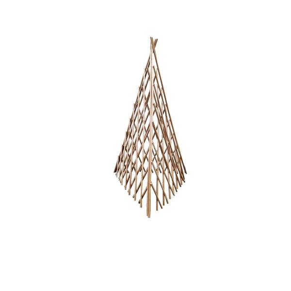 MGP 36 in. Classic Willow Expandable Teepee Trellis