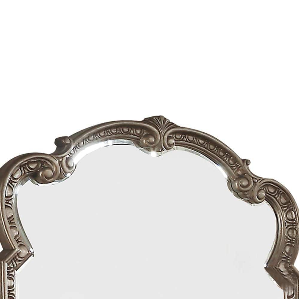 Northville Traditional Full-Length Wood Composite Mirror with Beveled Edge