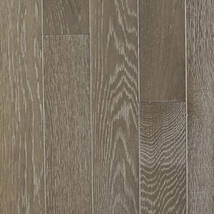 Oak Driftwood Brushed 3/4 in. Thick x 3 in. Wide x Varying Length Solid Hardwood Flooring (24 sq. ft. / case)