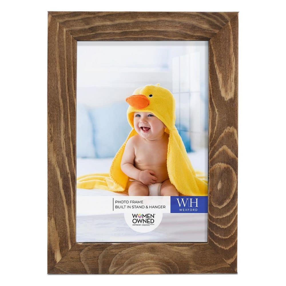 Wexford Home Woodgrain 4 in. x 6 in. Natural Wood Picture Frame