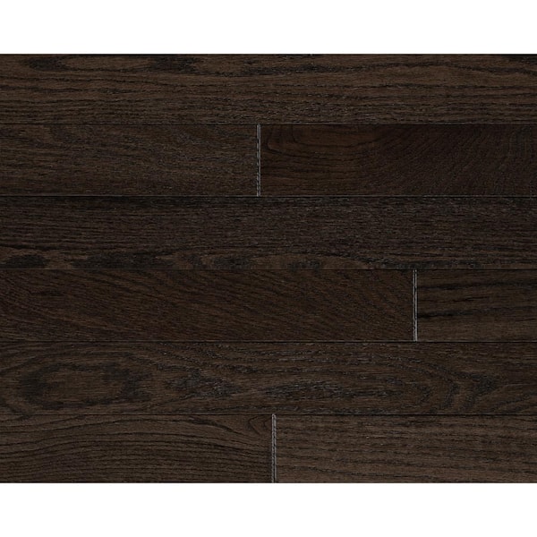 Charcoal Red Oak 3/4 in. T x 3.25 in. W Solid Hardwood Flooring (27.00 sq.ft./case)