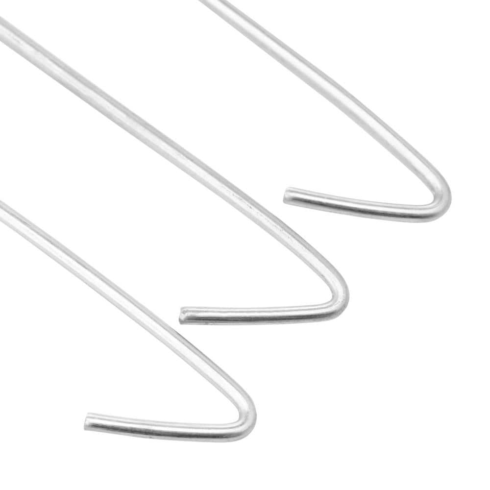 6.5-inch Galvanized Aluminum Chain Link Fence Ties (100-Pack)
