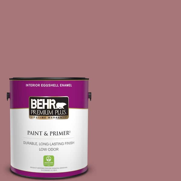 BEHR PREMIUM PLUS 1 gal. #S130-5 Heirloom Rose Eggshell Enamel Low Odor Interior Paint & Primer