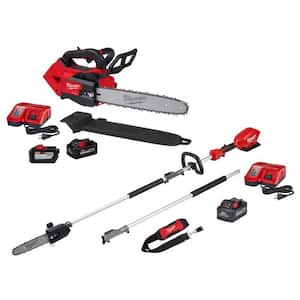 M18 FUEL 14 in. Top Handle 18V  Lithium Brushless Cordless Chainsaw Pole Saw, (2) 8.0 Ah, 12.0 Ah Battery, Charger