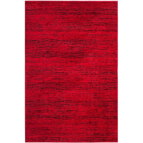 SAFAVIEH Adirondack Red/Black 5 ft. x 8 ft. Striped Area Rug