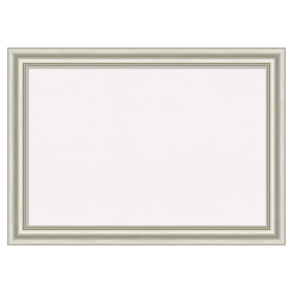 Sophia Silver 42 in. x 30 in. Poly Framed White Cork Memo Board price history on PriceWatchPro