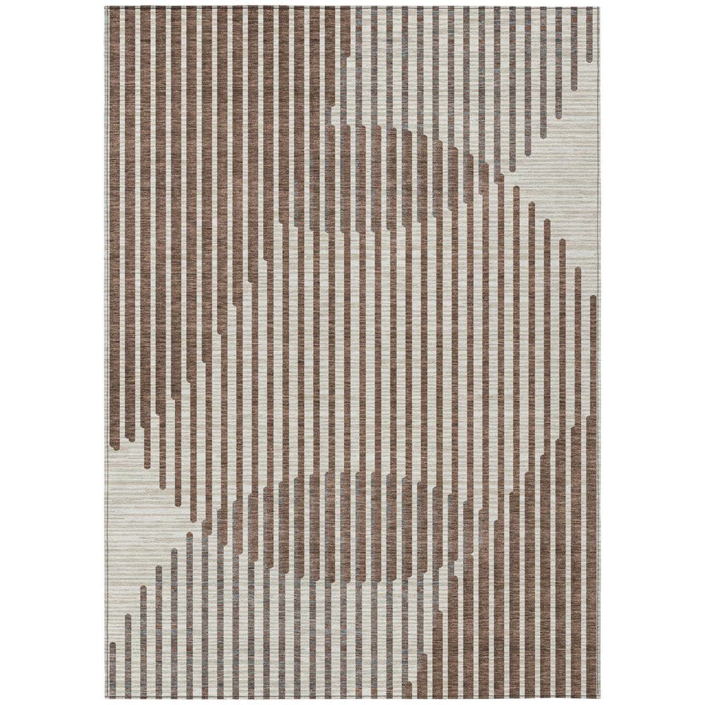Chantille Machine Washable Indoor/Outdoor Abstract ACN1001 Brown 2 ft. 6 in. x 3 ft. 10 in. Area Rug price history on PriceWatchPro