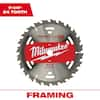 Milwaukee 7-1/4 in. 24 TPI Wood Cutting Framer Circular Saw Blade